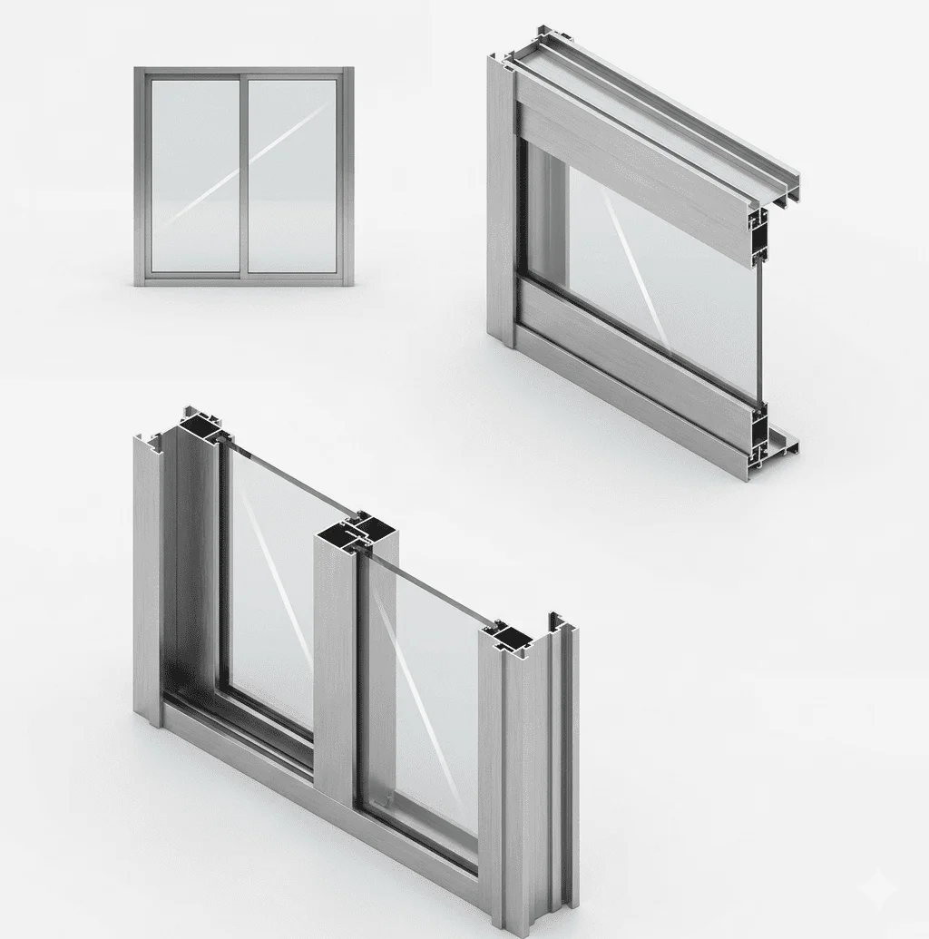 Ventana Corredera - Serie Liviana